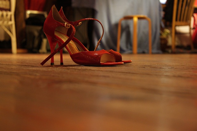 červené sandály